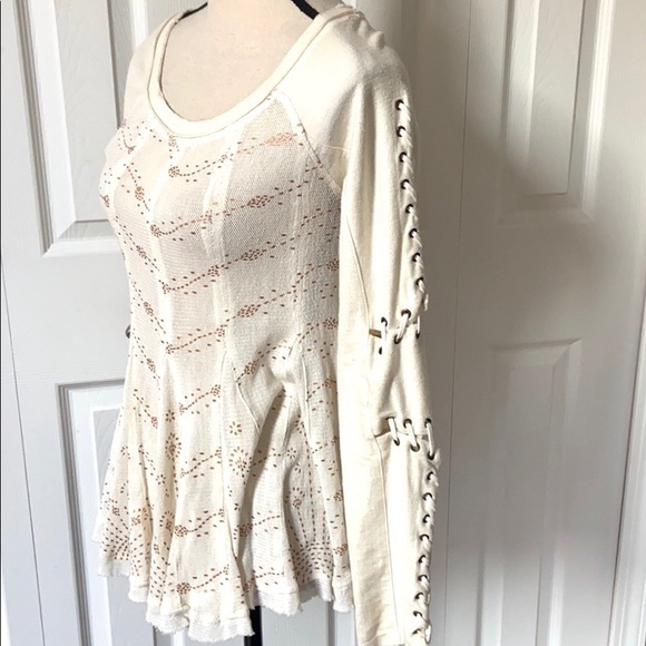 Free People New Romantics Heavy Metal Top - Picture 7 of 12